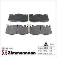 Bremsbelagsatz, Scheibenbremse Bremsbelagsatz, Scheibenbremse