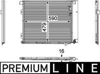 Thumbnail - Condensor, airconditioning - AC126000P - MAHLE