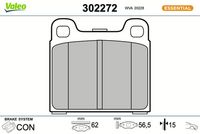 Bremsbelagsatz, Scheibenbremse