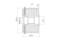 Sistem roata libera, generator VALEO, Cod: 588432