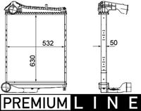 Thumbnail - Intercooler, inlaatluchtkoeler - CI252000P - MAHLE