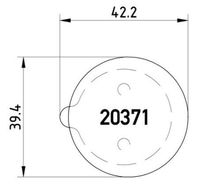 BREMSBELAGSATZ SCHEIBENFESTSTELLBREMSE