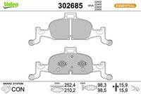 Bremsbelagsatz, Scheibenbremse