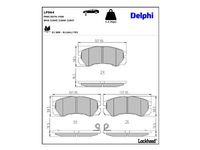 комплект спирачно феродо, дискови спирачки