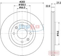Disc frana JAPKO, Cod: 600626C