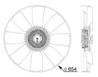 Thumbnail - Koelventilatorwiel - CFF510000P - MAHLE