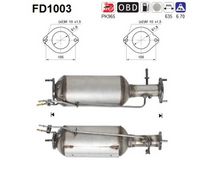 FILTRU FUNINGINE/PARTICULE SIST.DE ESAPAMENT