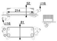 Thumbnail - Oliekoeler, automatische transmissie - CLC77000P - MAHLE