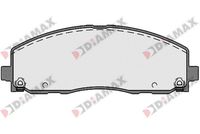 Комплект спирачно феродо, дискови спирачки N09664 DIAMAX