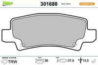 комплект спирачно феродо, дискови спирачки