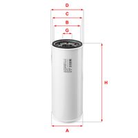 Filtru combustibil SOFIMA, Cod: S 4120 NR