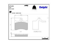 комплект спирачно феродо, дискови спирачки