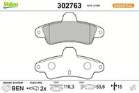 Bremsbelagsatz, Scheibenbremse