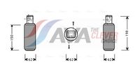 Filtru uscator clima / aer conditionat AVA Clever Choice, Cod: SBD044
