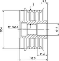 Ελεύθερη περιστροφή γεννήτριας VALEO NEW SPARE PART