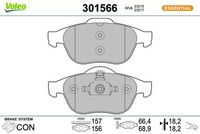 Bremsbelagsatz, Scheibenbremse
