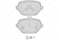 Bremsbelagsatz, Scheibenbremse