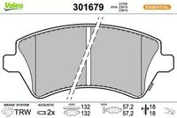 Bremsbelagsatz, Scheibenbremse