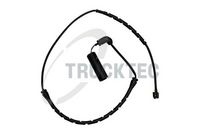 предупредителен контактен сензор, износване на накладките