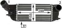 Thumbnail - Intercooler, inlaatluchtkoeler - CI466000P - MAHLE