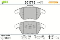 Bremsbelagsatz, Scheibenbremse