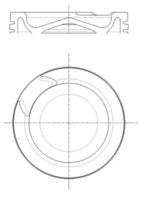 Thumbnail - Zuiger - 001PI00191000 - MAHLE