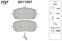 Bremsbelagsatz, Scheibenbremse