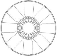 Thumbnail - Koelventilatorwiel - CFW79000P - MAHLE