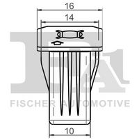 Moldings/aizsarguzlika 77-60017.5 FA1