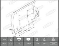 BERAL Remvoeringsset, trommelrem 3