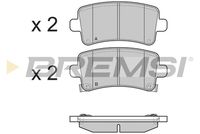 Комплект спирачно феродо, дискови спирачки BP3379 BREMSI