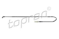 предупредителен контактен сензор, износване на накладките