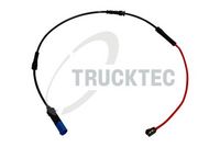 предупредителен контактен сензор, износване на накладките