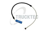 предупредителен контактен сензор, износване на накладките