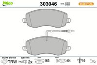 комплект спирачно феродо, дискови спирачки