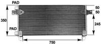 Thumbnail - Condensor, airconditioning - AC282000P - MAHLE