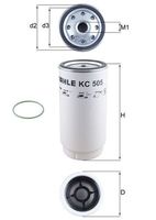 Thumbnail - Brandstoffilter - KC505D - KNECHT