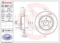 Disc frana BREMBO, Cod: 08.B601.21