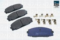 Комплект спирачно феродо, дискови спирачки FPBP181 FAI AutoParts