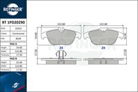 комплект спирачно феродо, дискови спирачки