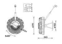 Thumbnail - Koppeling, radiateurventilator - CFC173000P - MAHLE