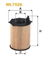 Eļļas filtrs WL7526 WIX FILTERS