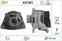 Generator / Alternator VALEO, Cod: 437391