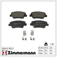 комплект спирачно феродо, дискови спирачки