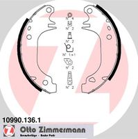 Bremsbackensatz
