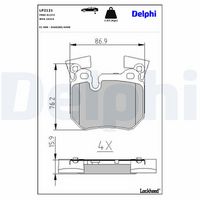Bremsbelagsatz, Scheibenbremse