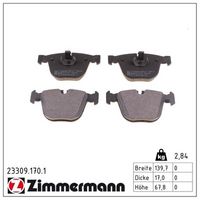 комплект спирачно феродо, дискови спирачки