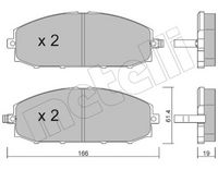 Bremsbelagsatz, Scheibenbremse