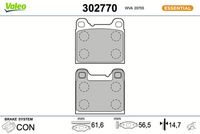 Bremsbelagsatz, Scheibenbremse