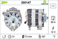Generator / Alternator VALEO, Cod: 200147